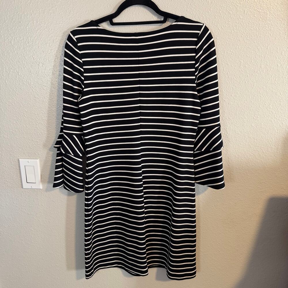 Ann Taylor Black and White Striped Shift Dress Size XS - Picture 3 of 5